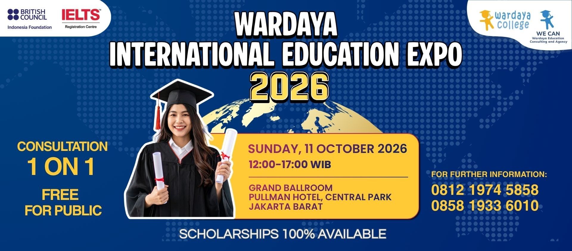 Wardaya International Education Expo 2026 Official Banner